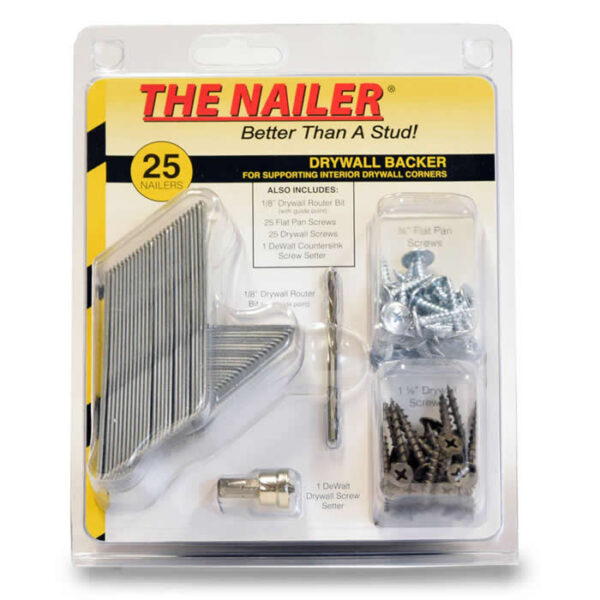 packaged nailer with screws
