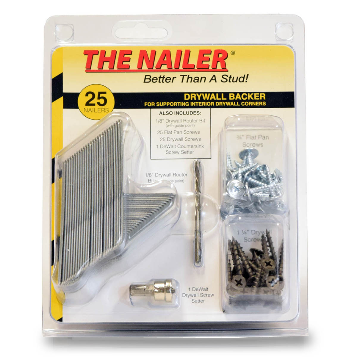 The Nailer Drywall Backer Metal Stud Drywall Wood Studs