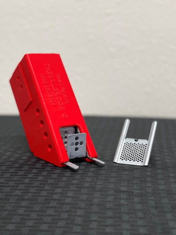 red nailer dispenser with might nailers