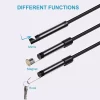 Endoscope functions as a mirror, magnet and hook