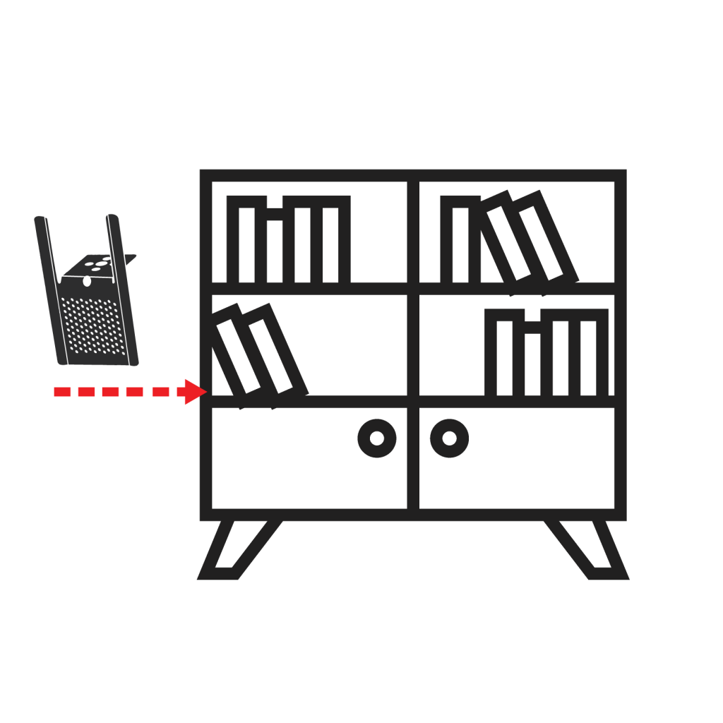 The Nailer used as an internal bracket on a chest/bookshelf