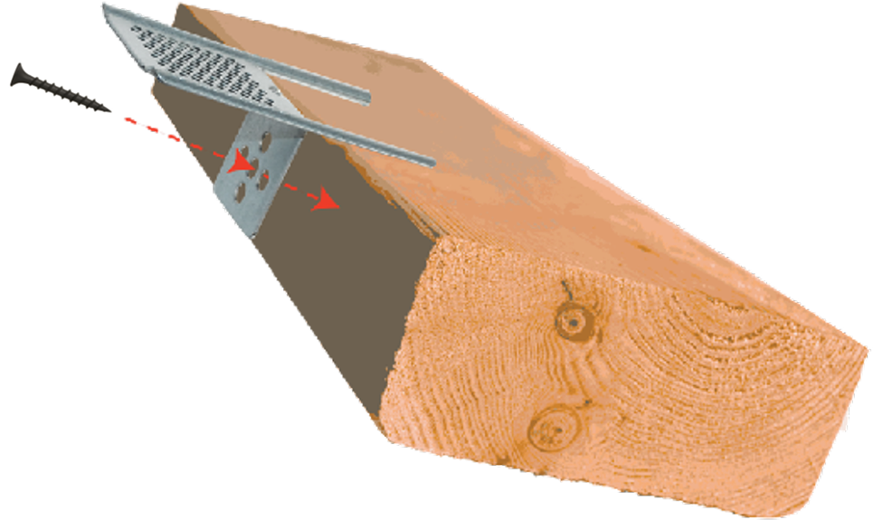 the nailer drywall backer clip installation diagram for wood stud